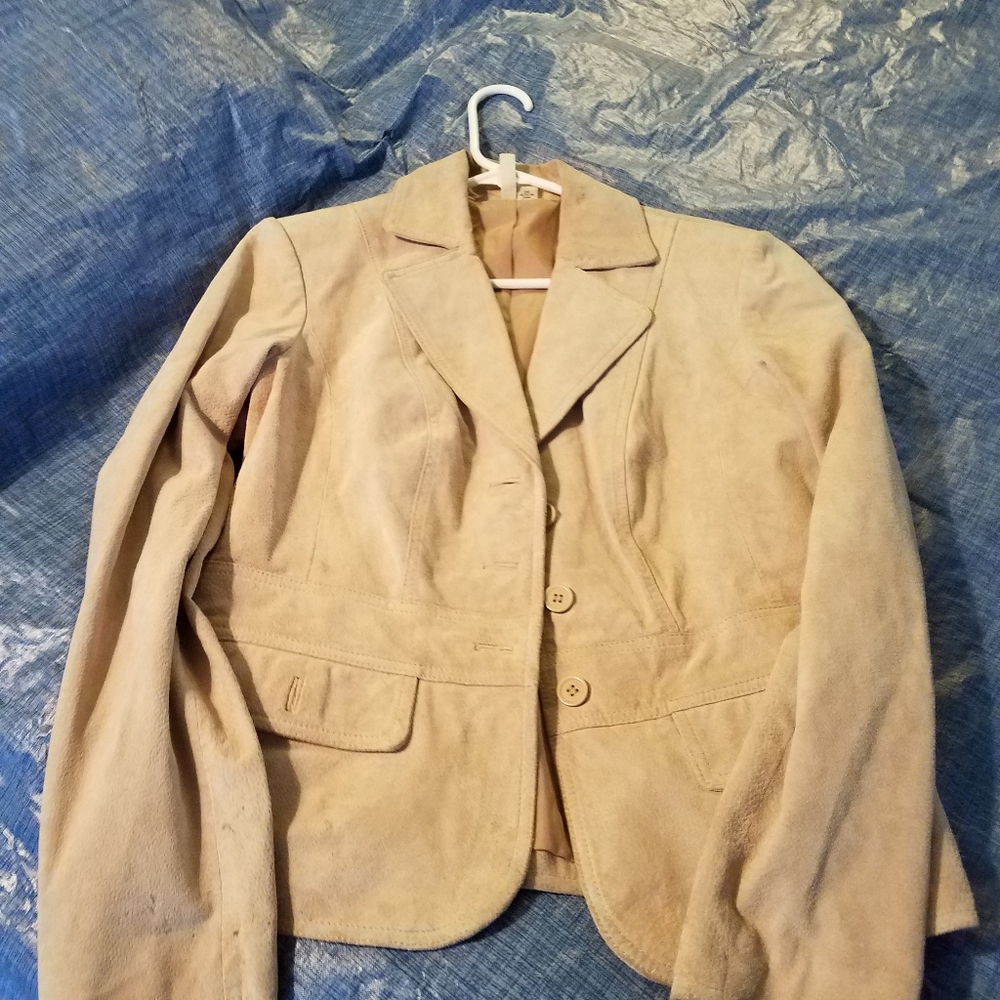 Tan rawhide ladies jacket